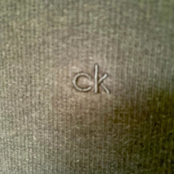 Calvin Klein XL men’s 1/4 zip black jersey. Soft touch lined fleece mock neck. - Picture 5 of 8